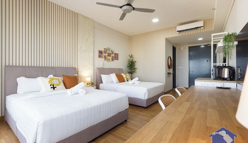Estudio Deluxe, vistas al mar