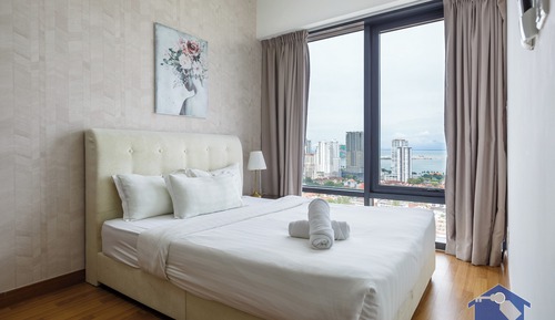 Apartamento familiar, 3 habitaciones, vistas al mar