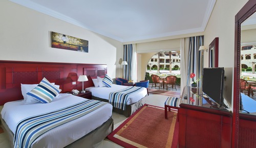 Habitación triple estándar, vistas al jardín