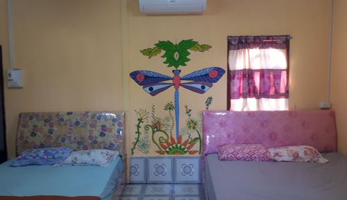 Habitación con 2 camas individuales, 2 camas de matrimonio