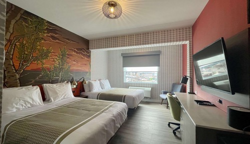 Habitación estándar, 2 camas de matrimonio, no fumadores