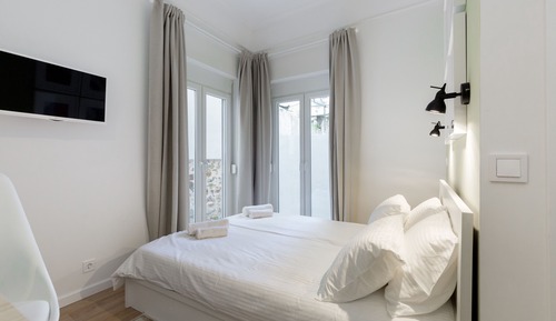 Apartamento Premier, 1 cama de matrimonio, no fumadores, vistas al jardín