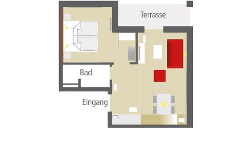 Apartamento, balcón, vistas al jardín (27/28)