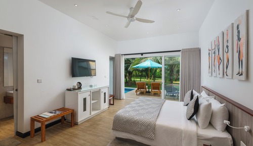 Bungalow de lujo, 1 cama de matrimonio grande