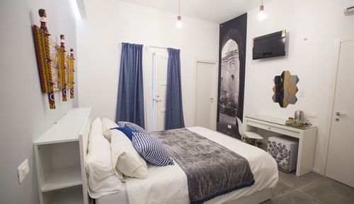 Habitación Deluxe doble, accesible para personas con discapacidad, vistas al patio