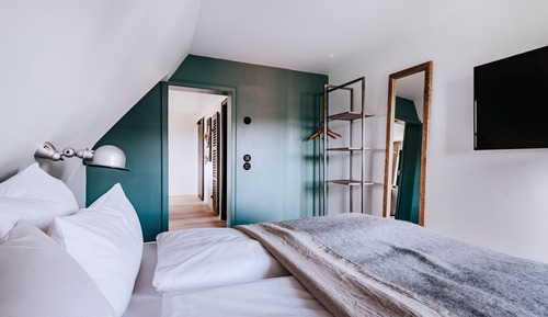 Suite ejecutiva, 1 cama de matrimonio con sofá cama, bañera, vistas a la montaña