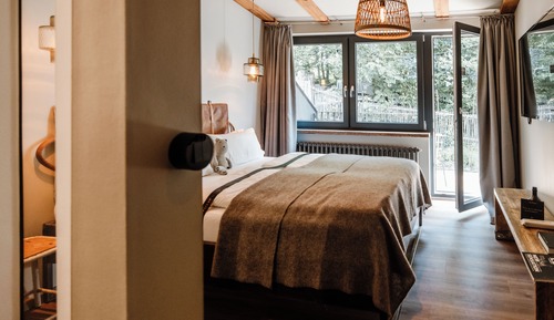 Habitación básica doble, balcón