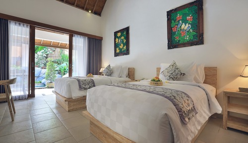 Villa Deluxe, 3 habitaciones, no fumadores, vistas a la piscina