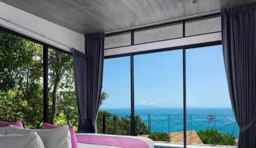 Villa Confort, 1 habitación, piscina privada, vistas al mar