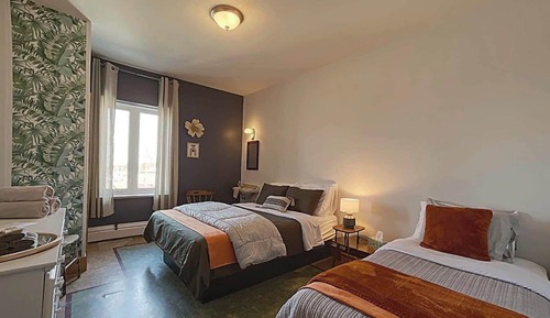 Habitación triple clásica, varias camas, no fumadores, vistas al jardín