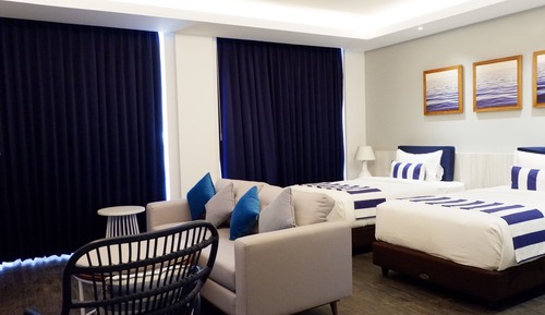 Habitación Grand con 2 camas individuales, vistas al mar