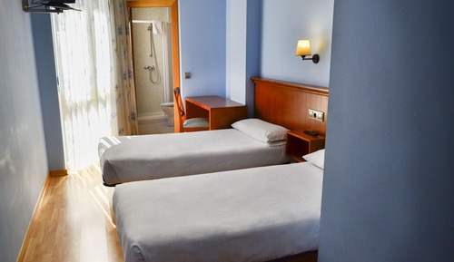 Habitación con 1 cama doble o 2 individuales