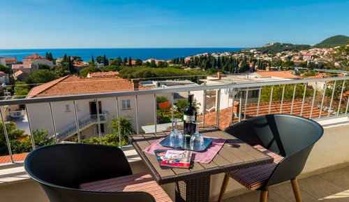 Apartamento, 1 habitación, balcón, vistas al mar