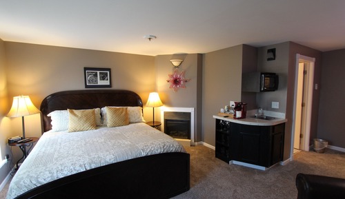 Habitación Deluxe, 1 cama de matrimonio grande con sofá cama, no fumadores, vistas a la ciudad