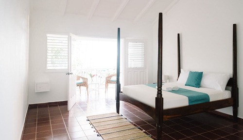 Habitación estándar doble, 1 cama de matrimonio, no fumadores, vistas al mar