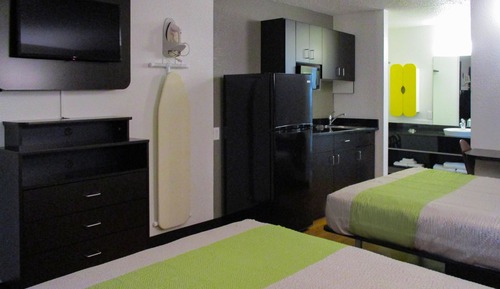 Habitación Deluxe, 2 camas de matrimonio, no fumadores, cocina básica