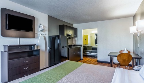 Habitación Deluxe, 1 cama de matrimonio, fumadores, cocina básica