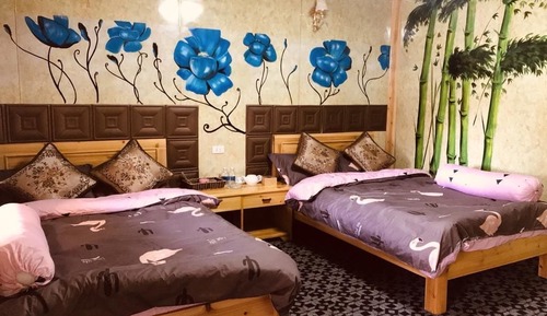 Habitación Deluxe con 2 camas individuales, vistas al jardín