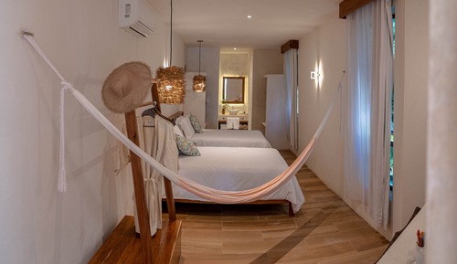Habitación doble, vistas al jardín