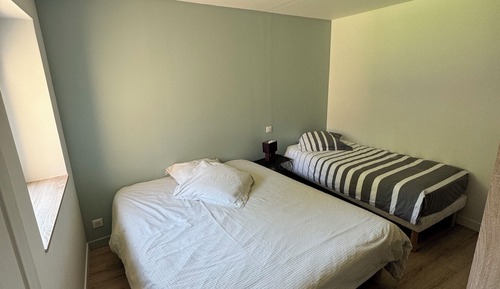 Habitación triple Confort, vistas al jardín