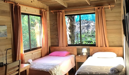 Villa Deluxe, varias camas, no fumadores, vistas al jardín