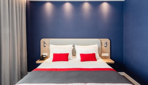 Habitación, 1 cama de matrimonio grande, accesible para personas con discapacidad (Walk In Shower)