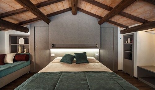 Suite junior, 1 cama doble con sofá cama, vistas al río