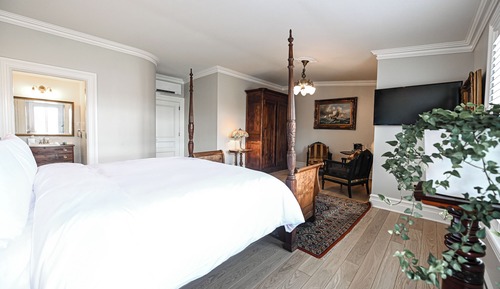 Habitación superior, 1 cama de matrimonio grande, vistas al lago, en edificio anexo