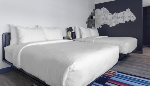 aloft, Habitación, 2 camas de matrimonio, no fumadores