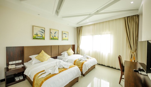 Habitación superior, vistas al jardín