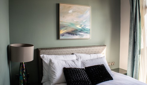 Habitación ejecutiva, 1 cama de matrimonio grande, vistas a la ciudad