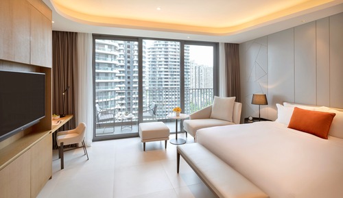 Estudio, 1 cama de matrimonio grande, vistas al jardín