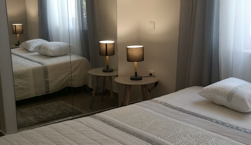 Habitación con 1 cama doble o 2 individuales, baño privado (Divine)