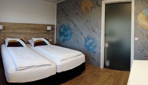 Habitación doble, baño privado
