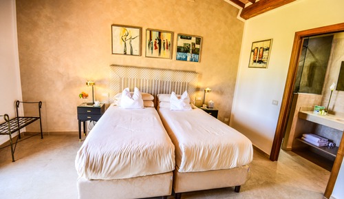 Habitación con 1 cama doble o 2 individuales