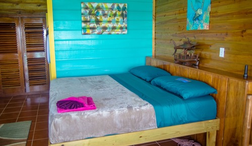 Cabaña Deluxe, varias camas, vistas al mar