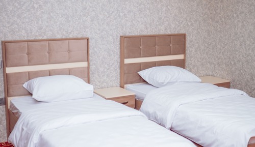 Habitación básica con 2 camas individuales