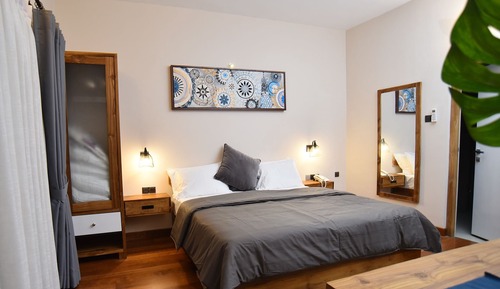 Habitación clásica doble, 1 cama de matrimonio grande, no fumadores, vistas al jardín