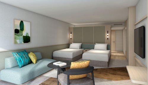 Habitación Premium, 2 camas individuales, accesible para personas con discapacidad