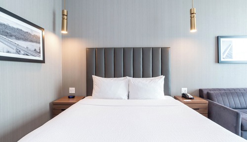 Habitación estándar, 1 cama de matrimonio grande con sofá cama