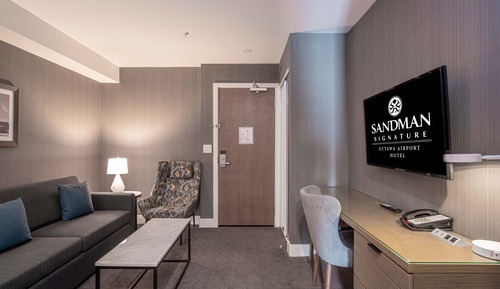 Suite estándar, 1 cama de matrimonio grande con sofá cama, cocina básica