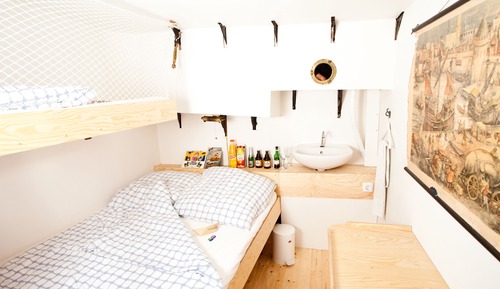Habitación triple, baño compartido (Kajüte 1 - incl. Cleaning Fee 15 EUR)