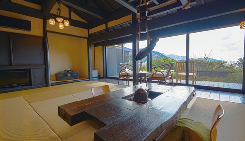 Habitación con 2 camas individuales, no fumadores (KABURA, Tatami Area, Open-Air Bath)