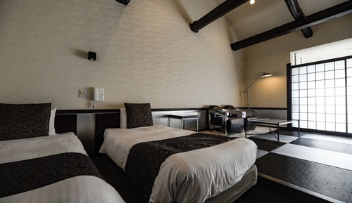 3F Twin Room with Hot Spring Open-Air Bath (Meal in guest room), Pet Friendly, Non Smoking