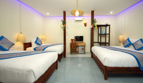 Habitación familiar, vistas al jardín
