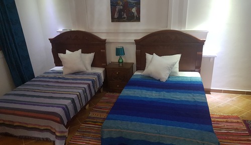 Habitación clásica con 2 camas individuales, varias camas, vistas al jardín (Chaouen)