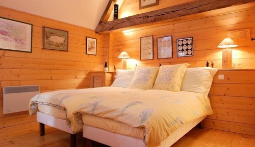 Habitación Confort con 2 camas individuales, baño privado (La Loge de Vigne)
