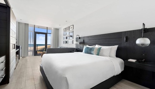 Habitación Deluxe, 1 cama de matrimonio grande, terraza, frente al mar
