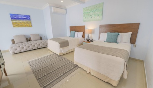 Suite presidencial, 2 camas dobles, terraza