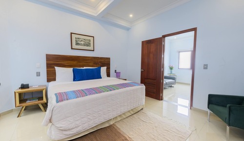 Suite junior, 1 cama de matrimonio grande, cocina básica